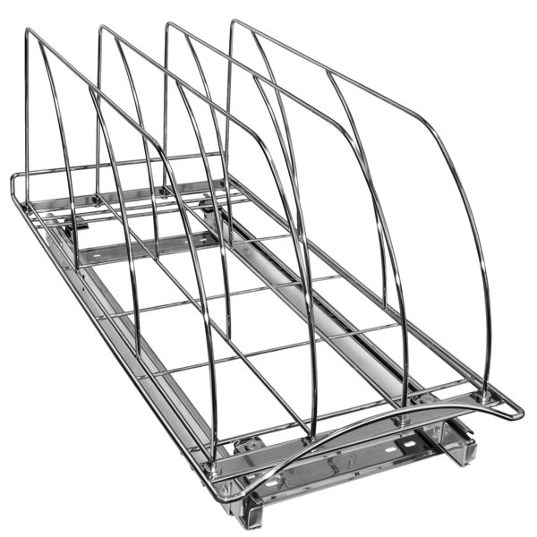 Lynk Professional Slide Out Cutting Board, Bakeware and Tray Organizer